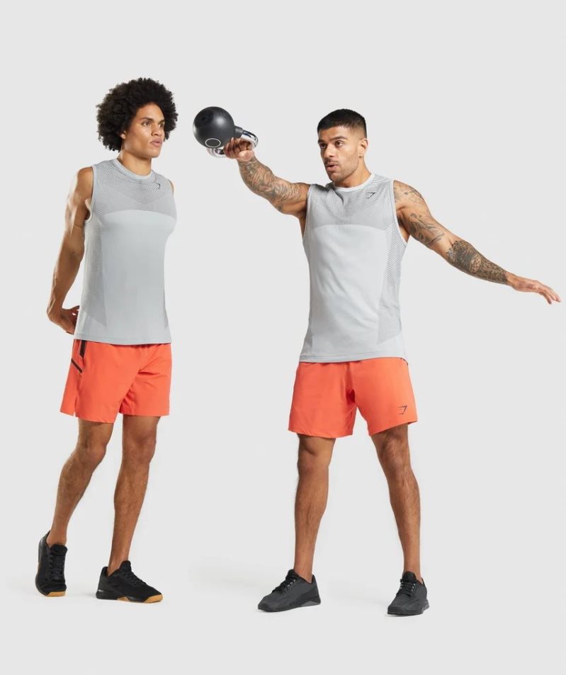 Podkoszulki Gymshark Apex Seamless Męskie Głęboka Szare | PL 218RKU